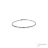 Gerpom - 14KT White Gold Diamond Bangle