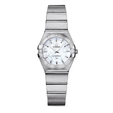 Omega Constellation Quartz 24mm Stainless Steel Mother of Pearl Watch | Ref. 123.10.24.60.05.001