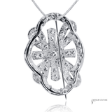 DecoAge One-of-a-Kind Diamond Brooch in 14K White Gold | 5.50 CTW | Handcrafted Masterpiece