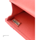 Chanel 2021 Lambskin Enamel CC Belt Bag Pink pre-Loved Authentic