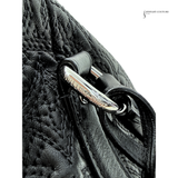 LOUIS VUITTON Monogram Lambskin Antheia Ixia PM Black Handbag Shoulder Bag pre-Owned Excellent Condition