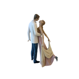 Lladró Happy Anniversary Couple Porcelain Figurine Original Box