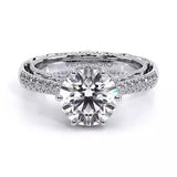 Verragio AFN5052DR-PS5541 18K White Gold Diamond Halo Engagement Ring | 0.31 CTW Semi-Mount | In-Store