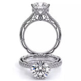 Verragio AFN5052DR-PS5541 18K White Gold Diamond Halo Engagement Ring | 0.31 CTW Semi-Mount | In-Store