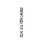Gabriel & Co. Bujukan diamond stackable ring profile