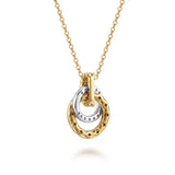 Gabriel & Co. Bujukan diamond pendant, close-up