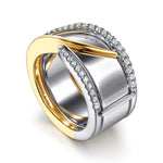 Gabriel & Co. Contemporary bypass smart ring enhancer, additional view