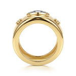 Gabriel & Co. Bujukan diamond Oura ring enhancer, alternate view