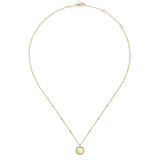14K Yellow Gold Cross Pendant Necklace-Bujukan