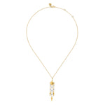 Gabriel & Co. Kaslique 14K Yellow Gold Diamond Drop Chandelier Necklace