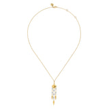 Gabriel & Co. Kaslique 14K Yellow Gold Diamond Drop Chandelier Necklace