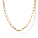 Gabriel & Co. NK6768H-17Y4JJJ 14K yellow gold paperclip chain necklace