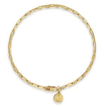Gabriel & Co. TB4672Y4JJJ 14K yellow gold paperclip chain bracelet 7 inch