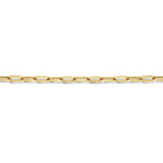 Gabriel & Co. 14K yellow gold paperclip bracelet, link detail