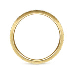 Gabriel & Co. 14K Yellow Gold X Pattern Stackable Ring