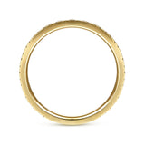 Gabriel & Co. 14K Yellow Gold X Pattern Stackable Ring