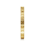 Gabriel & Co. 14K Yellow Gold X Pattern Stackable Ring