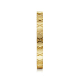 Gabriel & Co. 14K Yellow Gold X Pattern Stackable Ring