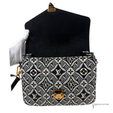 Louis Vuitton Pre-Owned 2021 Canvas Monogram Jacquard Since 1854 Pochette Metis satchel Gris