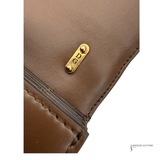 Dolce & Gabbana medium Devotion quilted shoulder bag Napa Leather Brown Pre-owned