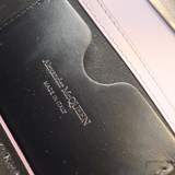 Alexander McQueen Story Book Calfskin Leather bag Lavender Pre-Owned