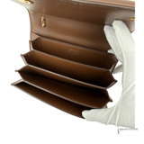 Dolce & Gabbana medium Devotion quilted shoulder bag Napa Leather Brown Pre-owned