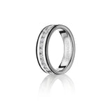 Verragio VWRD-6704-25 Men's Diamond Wedding Band in 14K White Gold | In-Store