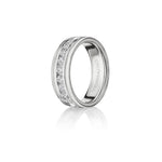 Verragio VWRD-7701-3 Channel-Set Diamond Men's Wedding Band - view 2