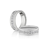 Verragio VWRD-7701-3 Channel-Set Diamond Men's Wedding Band - view 3