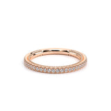 Verragio RENAISSANCE-992W13 1.3mm Diamond Wedding Band - Rose Gold