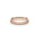 Verragio VANGUARD-2207W Shared-Prong Round Diamond Wedding Band - Rose Gold