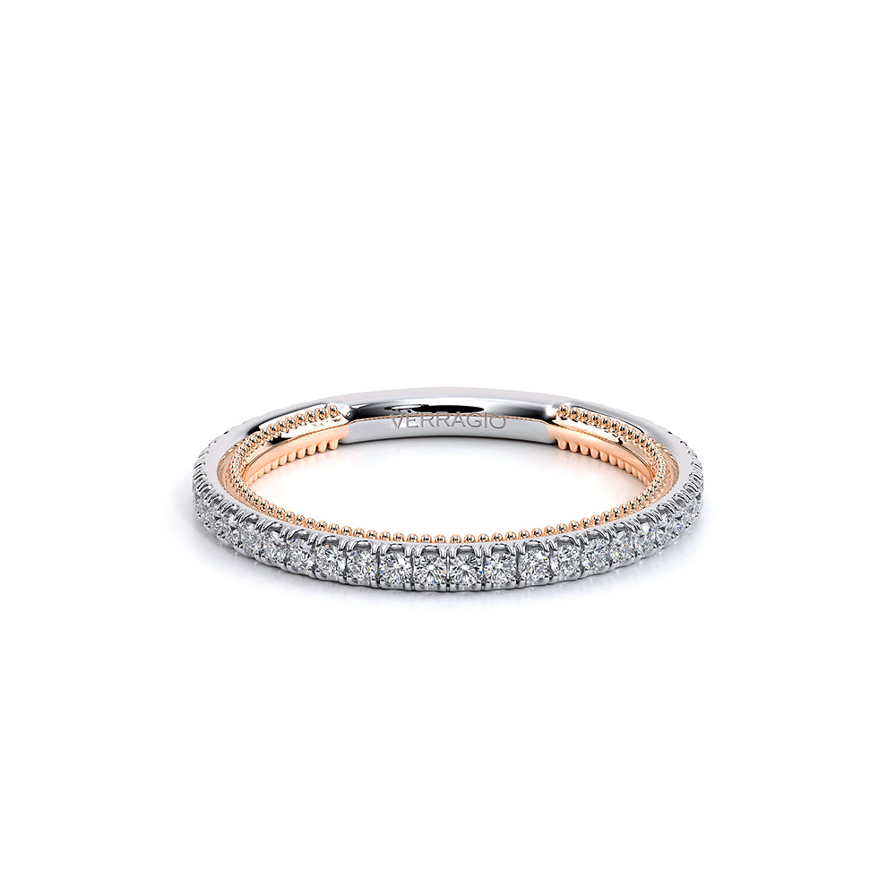 Verragio RENAISSANCE-992W13 1.3mm Diamond Wedding Band - Two Tone