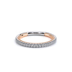 Verragio RENAISSANCE-992W13 1.3mm Diamond Wedding Band - Two Tone
