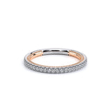 Verragio RENAISSANCE-992W13 1.3mm Diamond Wedding Band - Two Tone