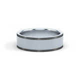Verragio VWS-216-7 14K White Gold Men's Wedding Band | In-Store