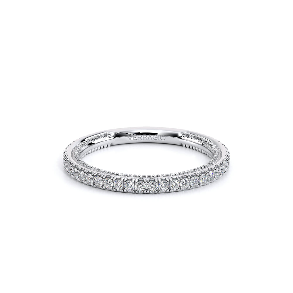 Verragio RENAISSANCE-992W13 1.3mm Diamond Wedding Band - White Gold and Platinum