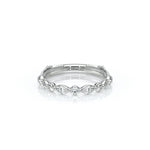 Verragio VANGUARD-2202W-25 Round and Marquise Diamond Wedding Band - White Gold and Platinum