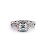 Verragio Insignia 7070CU Cushion Diamond Engagement Ring | 14K Two-Tone Gold Semi-Mount
