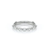 Verragio VANGUARD-2205W Marquise Diamond Wedding Band - White Gold and Platinum