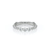 Verragio VANGUARD-2206W Tapered Round Diamond Wedding Band - White Gold and Platinum