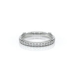 Verragio VANGUARD-2207W Shared-Prong Round Diamond Wedding Band - White Gold and Platinum
