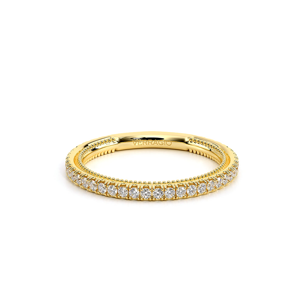 Verragio RENAISSANCE-992W13 1.3mm Diamond Wedding Band - Yellow Gold