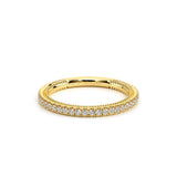 Verragio RENAISSANCE-992W13 1.3mm Diamond Wedding Band - Yellow Gold