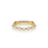 Verragio VANGUARD-2205W Marquise Diamond Wedding Band - Yellow Gold