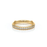 Verragio VANGUARD-2207W Shared-Prong Round Diamond Wedding Band - Yellow Gold