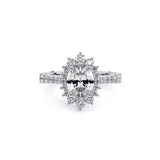 Verragio Venetian 5084OV Oval Diamond Engagement Ring | 18K White Gold Semi-Mount