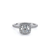 Verragio Tradition 120HCU Round Diamond Halo Engagement Ring | 14K White Gold Semi-Mount