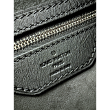 LOUIS VUITTON Monogram Lambskin Antheia Ixia PM Black Handbag Shoulder Bag pre-Owned Excellent Condition