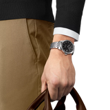Tissot Le Locle Powermatic 80 39.3mm Automatic Watch T006.407.11.053.00 | Black Dial & Stainless Steel Bracelet