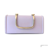Alexander McQueen Story Book Calfskin Leather bag Lavender Pre-Owned